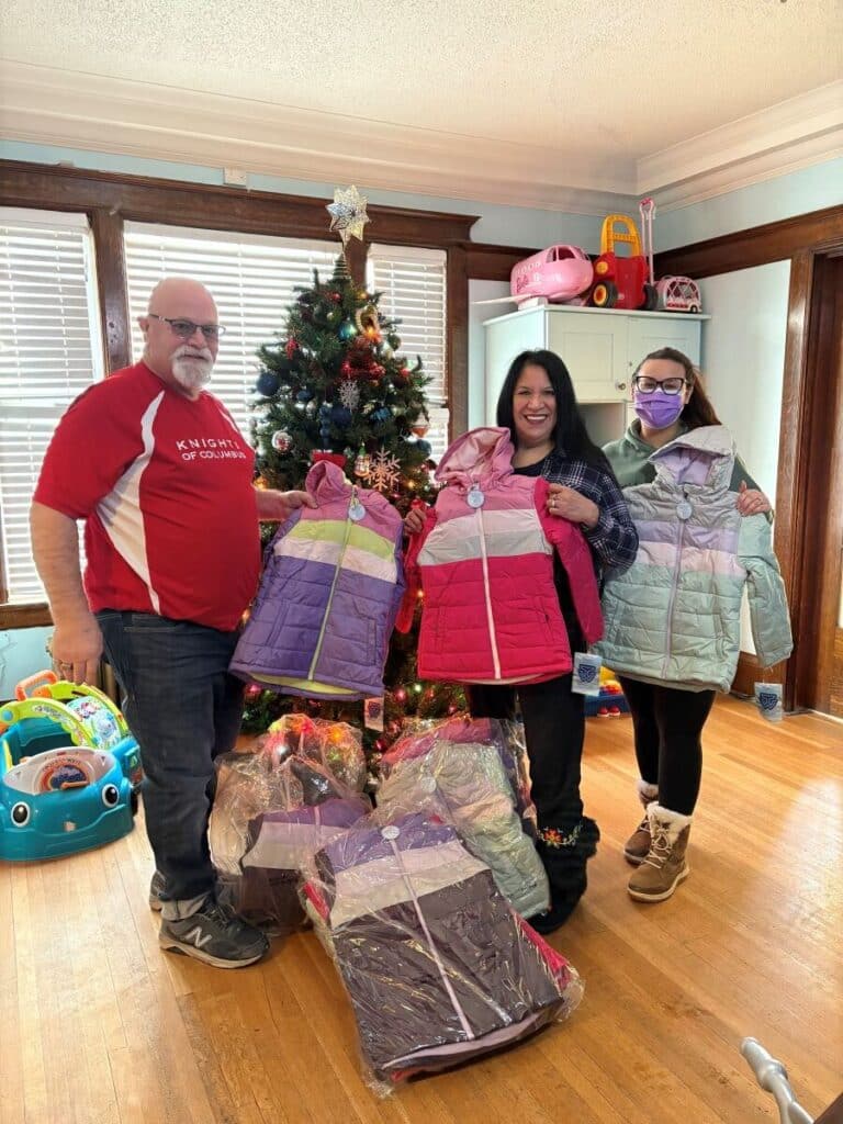 Coats Presented at Women's Shelter