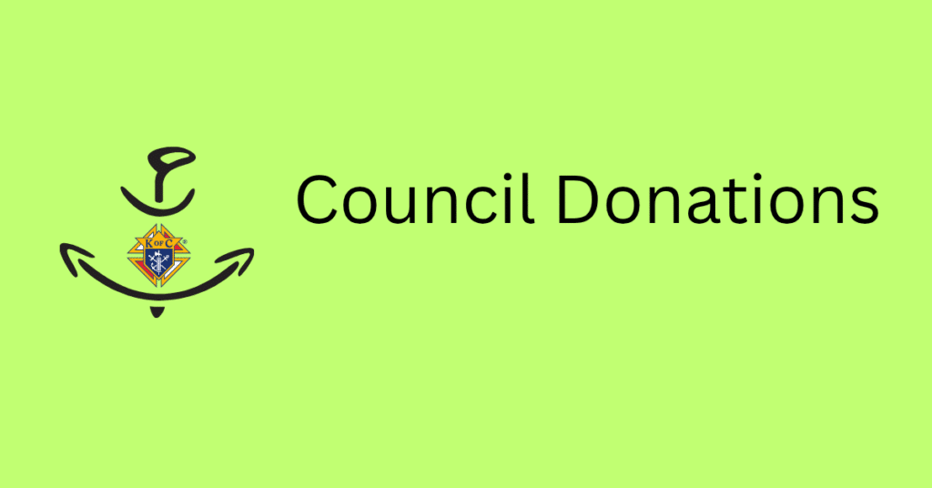 Council Donations