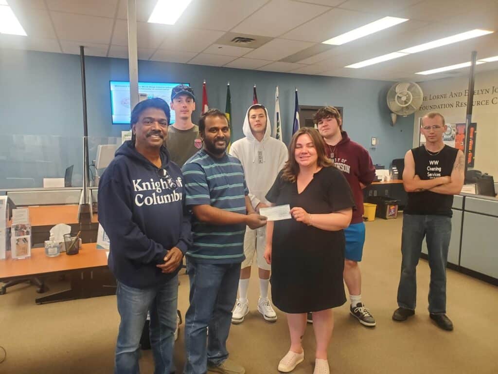 Donation to the Regina Work Preparation Center