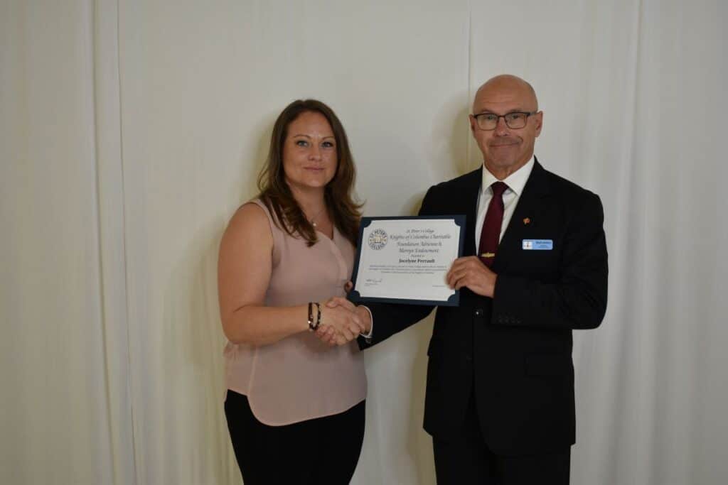 Bursaries awarded at St. Peter's College in Muenster 3 Jocelyne Perrault