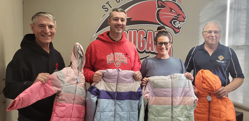 Archbishop O’Neill Council #8896 Supports Coats for Kids Program
