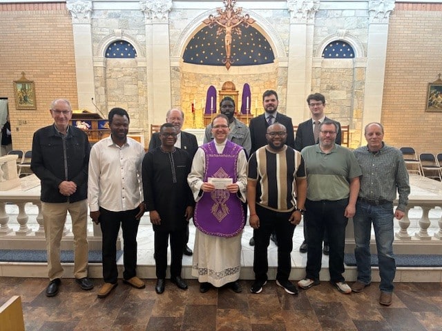 Mary Mother of the Church Council #11888 in Saskatoon Presents Their Incentive Cheque 1 Mary Mother of the Church Council 11888, in Saskatoon Presents Their Incentive Cheque