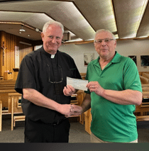 Sask K of C Charitable Foundation donates to Various Charities suggested by Archbishop O'Neill Council #8896 4 Holy Child Parish – Families in Need Program